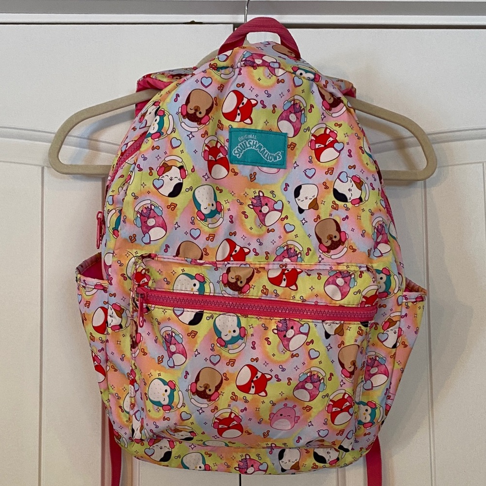 Squishmallow Character Print Backpack
